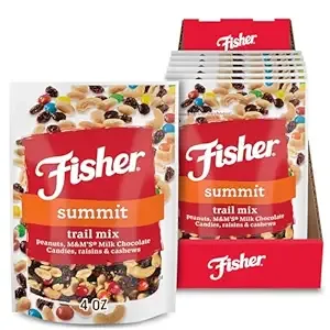 6-Pack 4oz Fisher Snack Summit Trail Mix