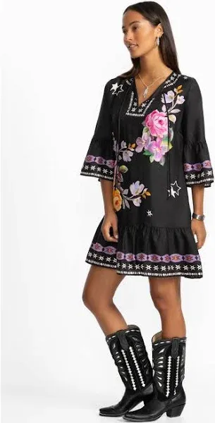 Johnny Was Women's Hailee Floral-Print Mini Shift Dress