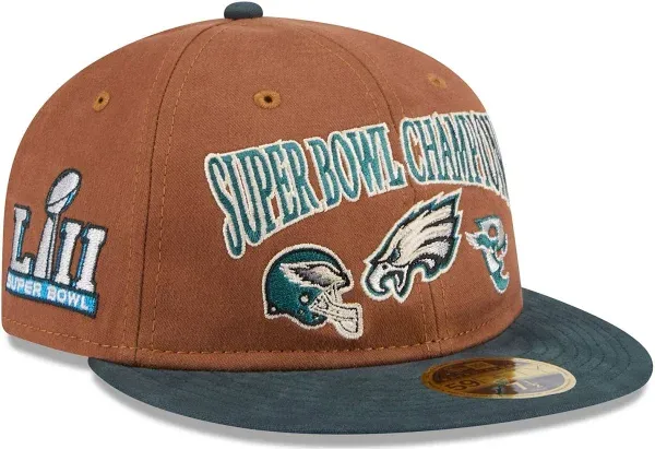 Philadelphia Eagles New Era Champions Retro Crown 59FIFTY Fitted Hat
