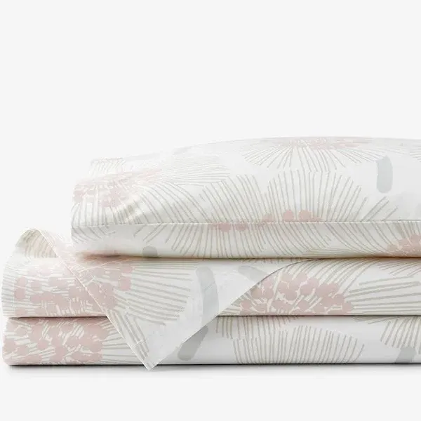 The Company Store Flower Burst Classic Cool Organic Cotton Percale Sheet Set