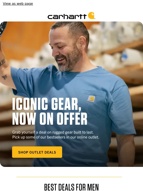 Carhartt - Get your Outlet priced gear now