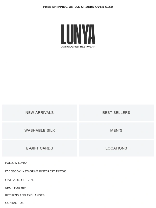 Lunya - MEN’S NEW PASTORAL BLUE