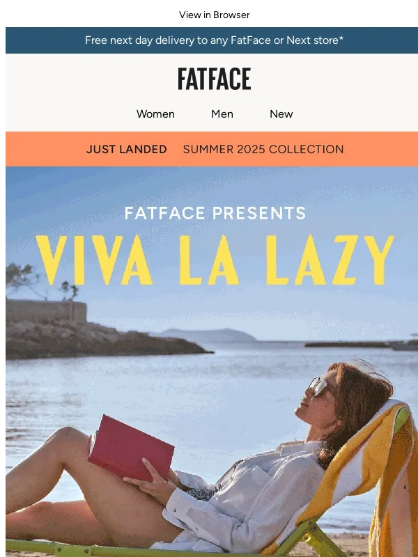Fat Face - Summer ‘25 = Viva La Lazy