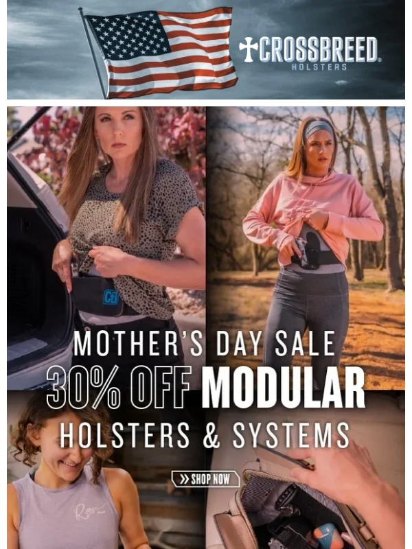 Crossbreed Holsters - ?HUGE Mother's Day Modular Sale - 30% Off