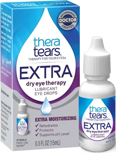 Thera Tears Extra Dry Eye Therapy Lubricant Eye Drops