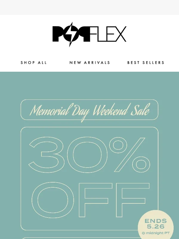 Popflex Active - STARTS NOW: Memorial Day Sale!