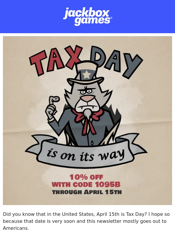 Jackbox Games - A Tax Day Guide By Jackbox Games
