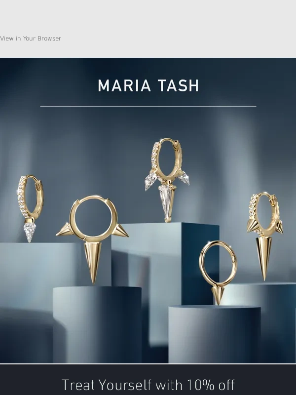 Maria Tash - A Welcome Gift to You: 10% Off