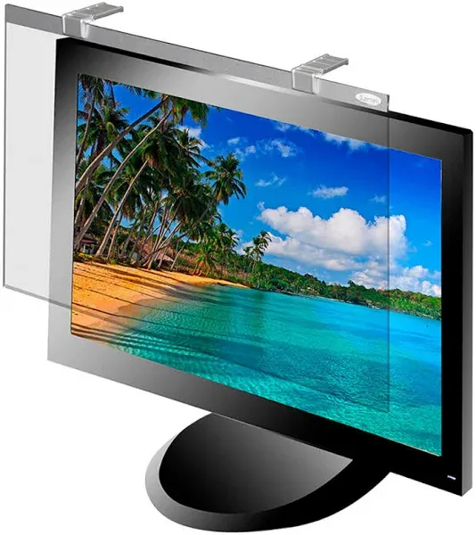 Kantek LCD Privacy/antiglare Wide Screen Filters Silver LCD22WSV