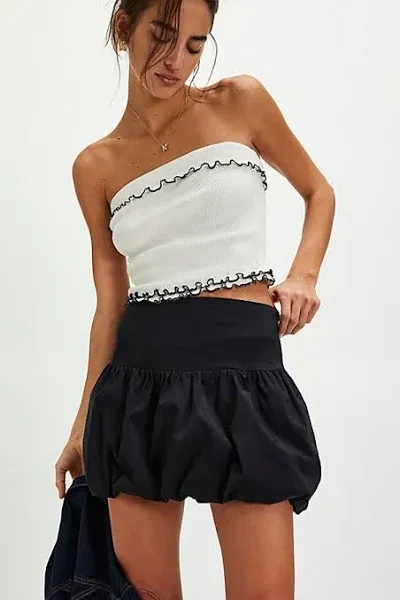 Free People Elodie Bubble Mini Skirt