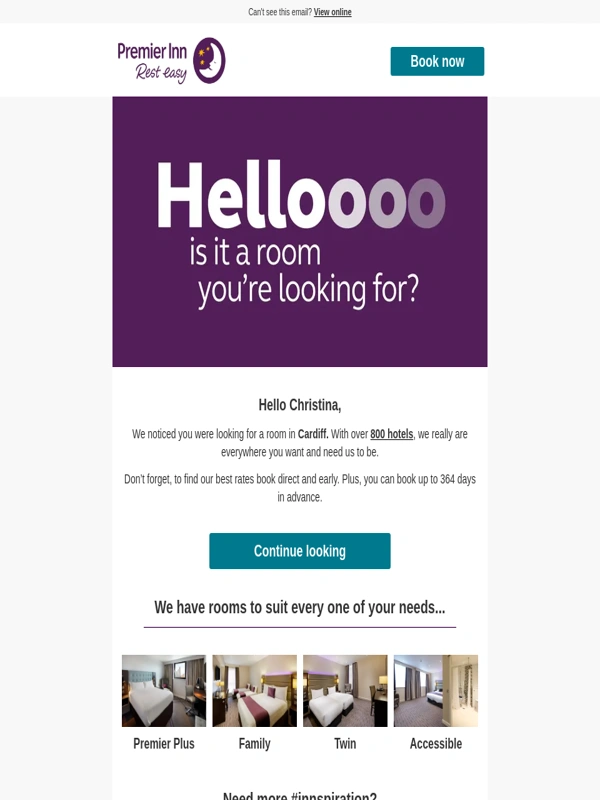 Premier Inn - ~~ Sneak a peek ~~ Want in on these rooms