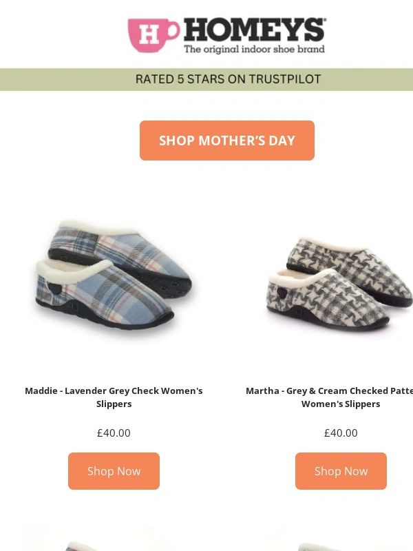 Homeys - Last Chance for Mother’s Day Delivery ?