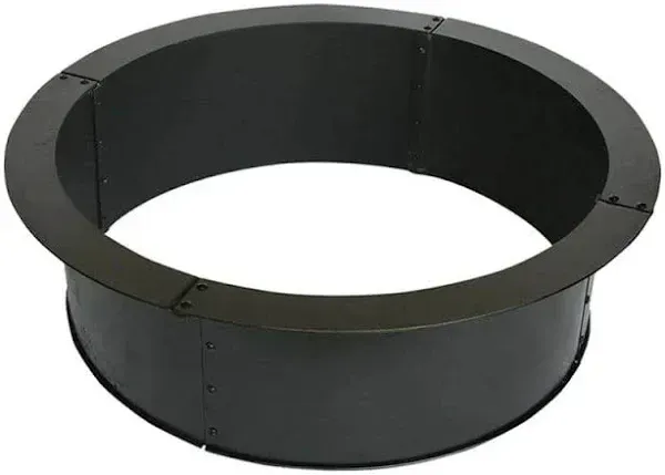 36-inch Round Solid Steel Fire Ring
