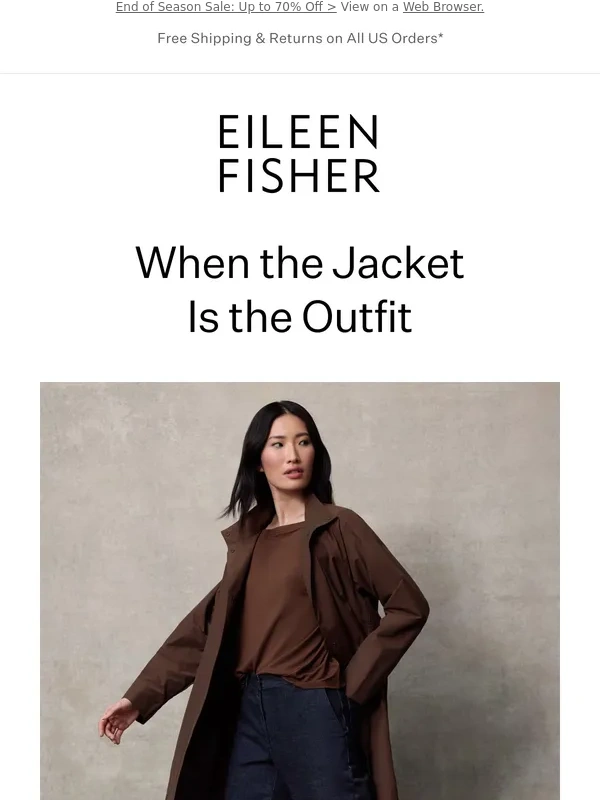 Eileen Fisher - The Outfit Maker