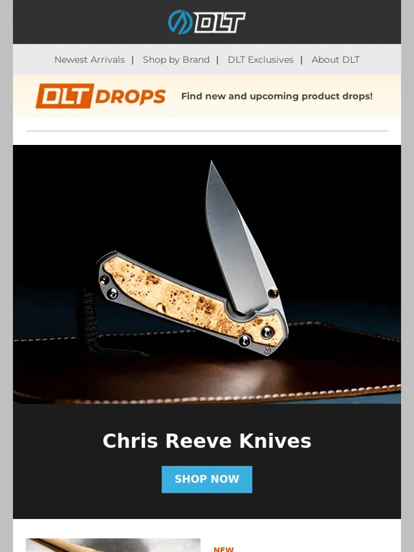 DLT Trading - New Arrivals from RMJ,Chris Reeve,Kunwu,& Finch