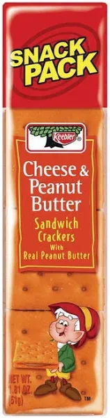 Keebler Cheese Peanut Butter Sandwich Crackers