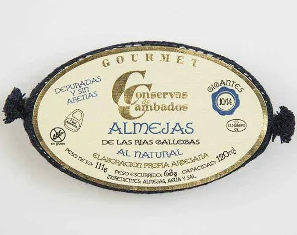 Conservas de Cambados Extra Large Clams 10/14