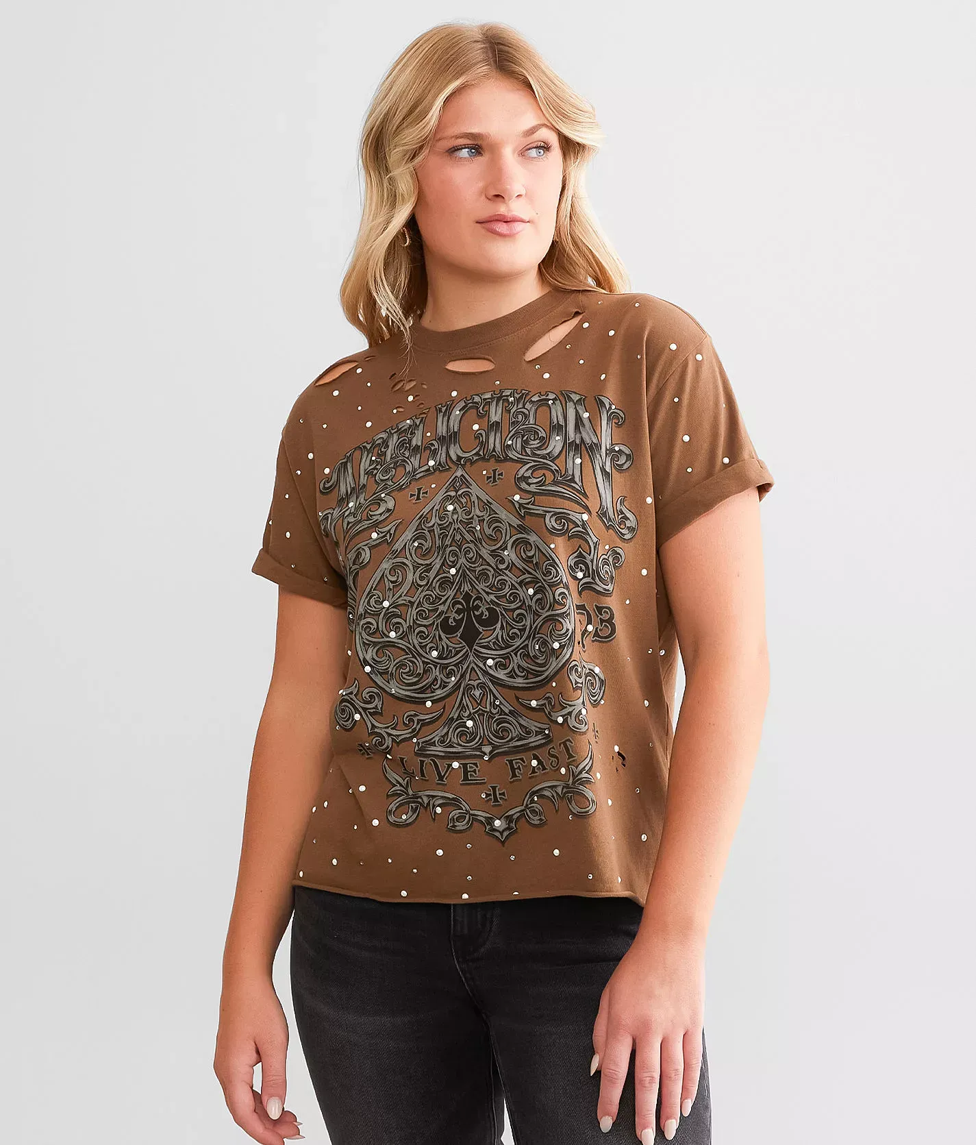 Affliction Polaris T-Shirt  - female - Size: Large