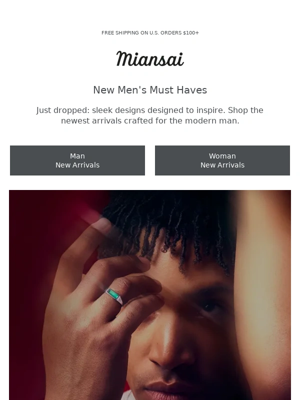MIANSAI - Your Next Signature Piece Awaits: Shop Men's New Arrivals