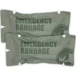 Israeli Style - Emergency Bandage, 6", Compression Trauma Wound Dressing, 2 Count