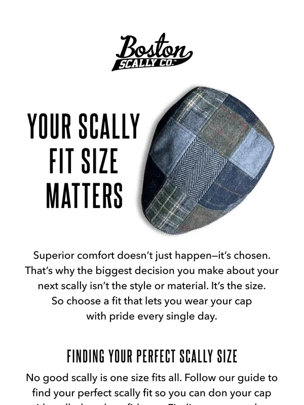 Boston Scally - How to find your perfect fit ➡️