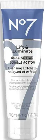 No7 Lift & Luminate Dual Action Cleansing Face Exfoliator
