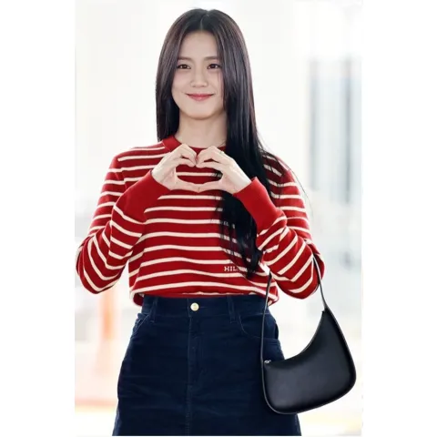 The Row Half Moon Bag in Leather