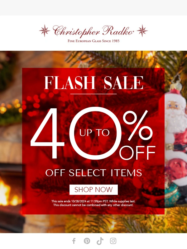 Christopher Radko - ? Shop Before it's TOO LATE ? Up to 40% OFF
