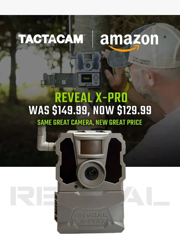 Tactacam - Reveal X-Pro - New Price!