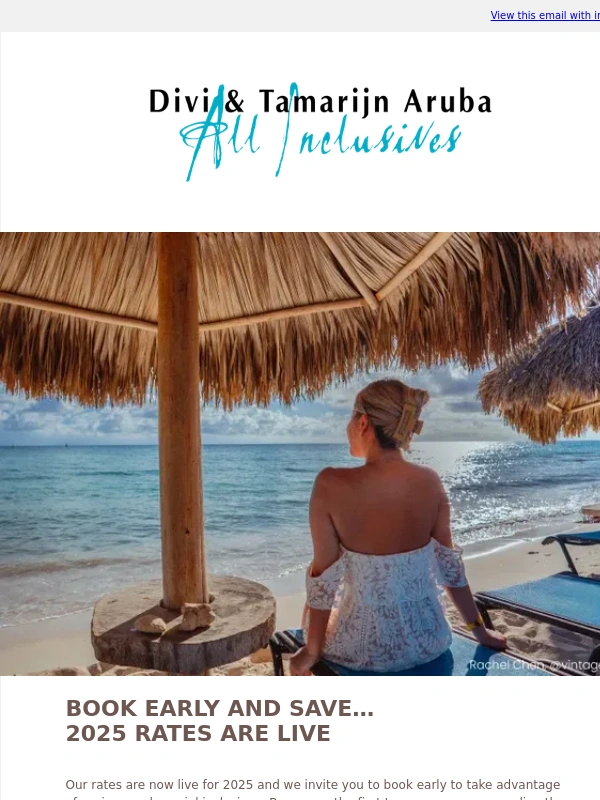 Tamarijn Aruba - Find Your Early Booking Savings