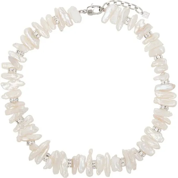 Givenchy Men's Faux-Pearl Crystal Necklace
