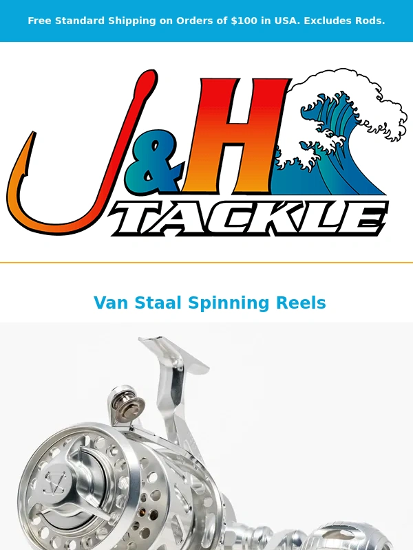 J And H Tackle - ? Van Staal Spinning Reels are in stock!