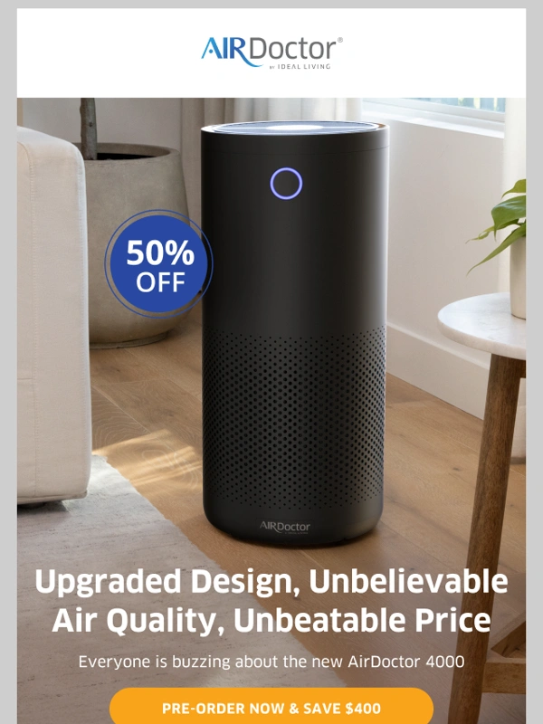 AirDoctor - Don’t Miss Your Chance to Save $400 During Our AirDoctor 4000 Pre-Sale! ✨?