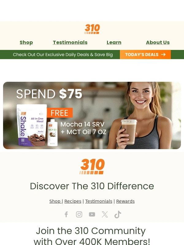 310 Nutrition - Discover Why 310 Is #1