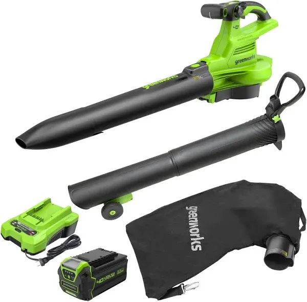 Greenworks 40V 505 CFM Cordless Leaf Blower/Vacuum