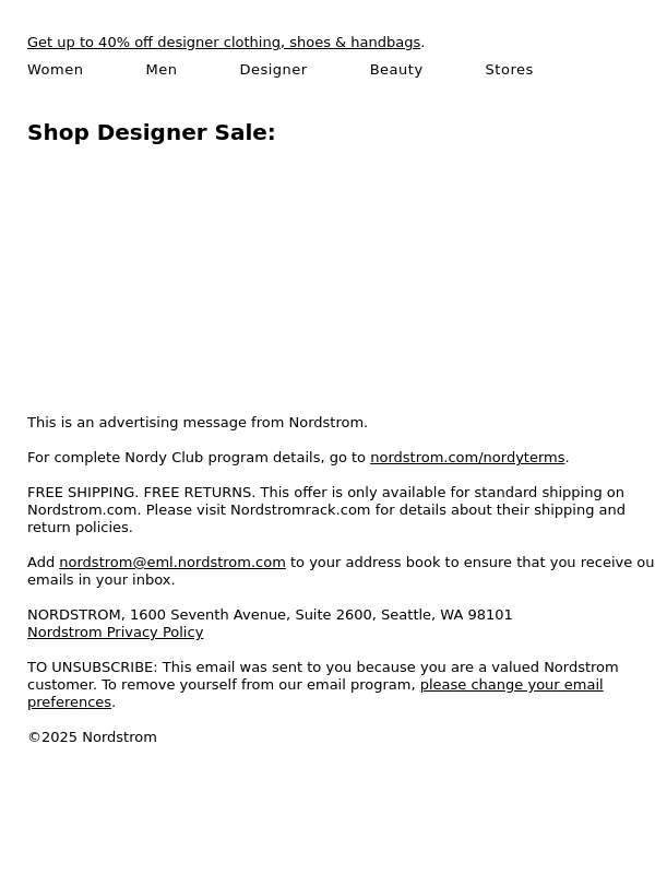 Nordstrom - Save on Balenciaga,Valentino,McQueen & more