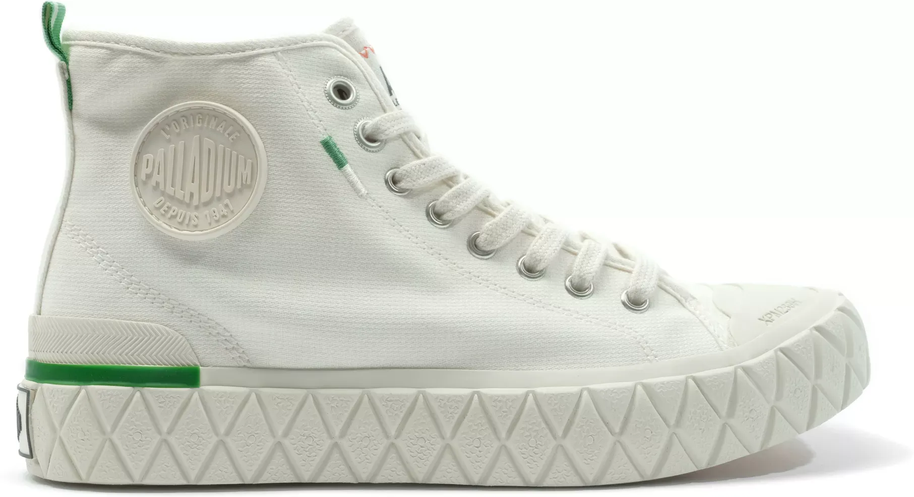 PALLADIUM-US Palladium Boots Unisex Palla Ace Chukka Organic Cream White - CREAM WHITE - Size: 7 5.5