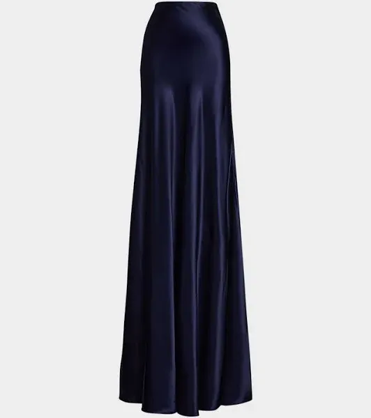 Ralph Lauren Women's Satin-finish Viscose Skirt