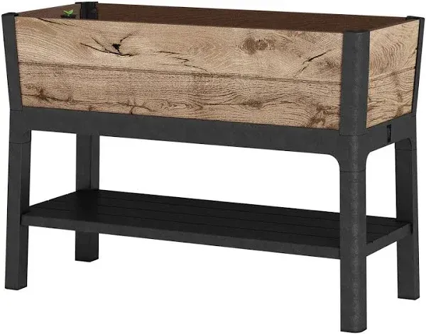 Keter Signature Collection 29 Gal. Resin Elevated Garden Bed