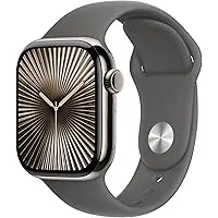 Apple Watch Series 10 GPS + Cellular 42mm Smartwatch w/Titanium Case
