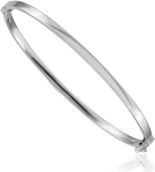 14K Solid Yellow Gold Bangle Bracelet
