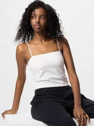 AIRism Cotton Cropped Tube Bra Top | UNIQLO US