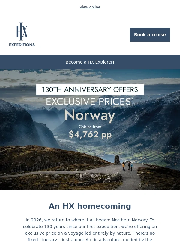 Hurtigruten - Go and search of the Northern Lights in 2026