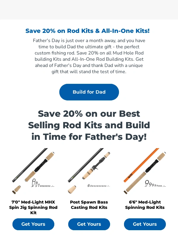Mud Hole - Build for Dad and Save 20%! ?