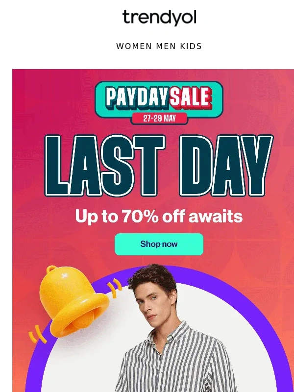 Trendyol - Last day for PayDay Sale! Grab up to 70% off now