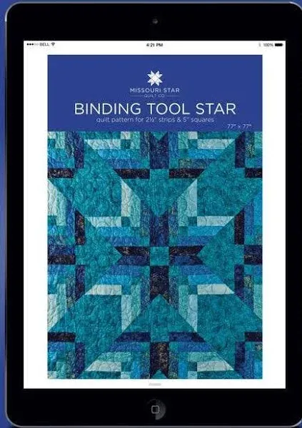 Missouri Star Quilt Co. Binding Tool Star Quilt Pattern