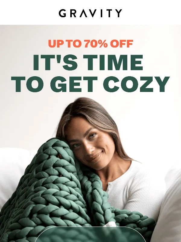 Gravity Blanket - Cozy Season Sale | UP TO 70% OFF