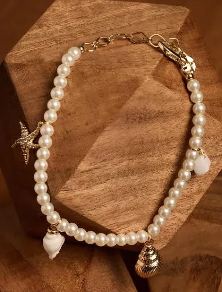 Lucky Brand Women's Beach Pearl Bracelet