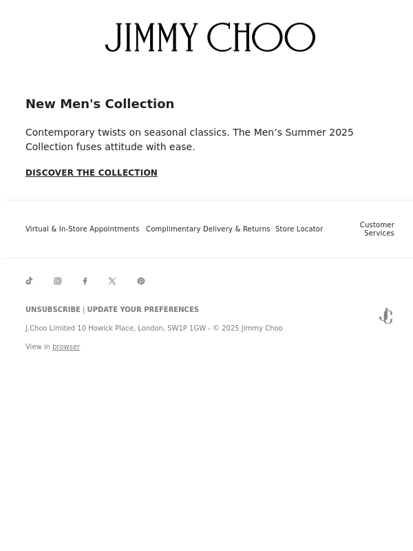 Jimmy Choo Shoes - Discover the New Men’s Collection