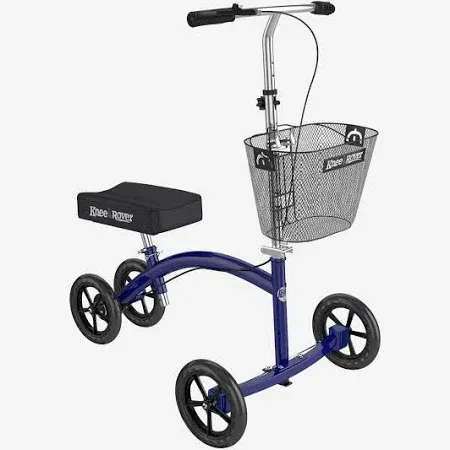 KneeRover Deluxe Steerable Knee Cycle Walker Scooter Crutch